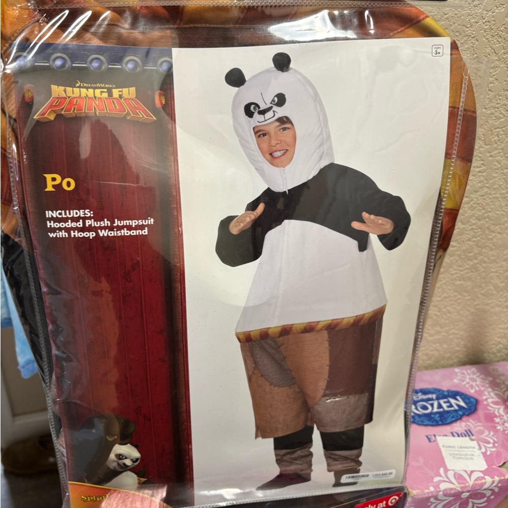 Po Kids Costume - Black and White